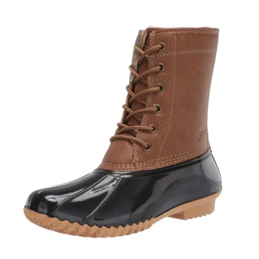 JBU Maplewood Waterproof Lace Up Mid Calf Boots - Chocolate Brown - NWT
